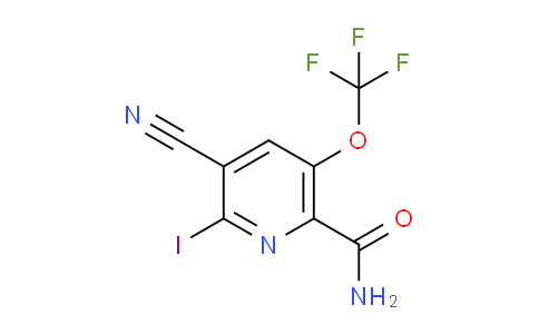 3-Cyano-2-iodo-5-(trifluoromethoxy)pyridine-6-carboxamide