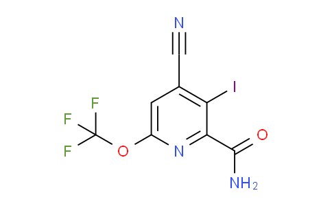 AM88084 | 1804337-31-2 | 4-Cyano-3-iodo-6-(trifluoromethoxy)pyridine-2-carboxamide