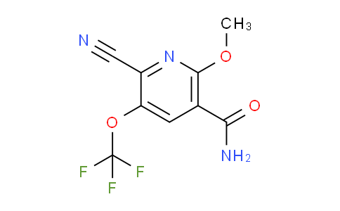 2-Cyano-6-methoxy-3-(trifluoromethoxy)pyridine-5-carboxamide