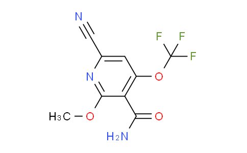 6-Cyano-2-methoxy-4-(trifluoromethoxy)pyridine-3-carboxamide