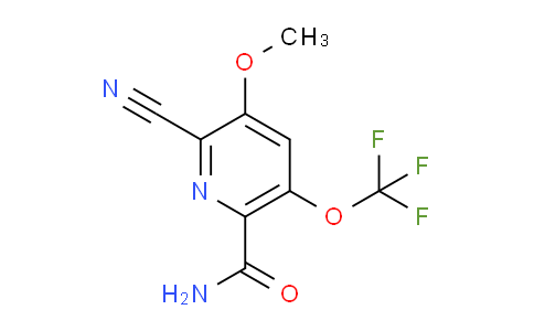 2-Cyano-3-methoxy-5-(trifluoromethoxy)pyridine-6-carboxamide