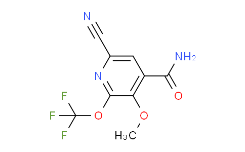 6-Cyano-3-methoxy-2-(trifluoromethoxy)pyridine-4-carboxamide