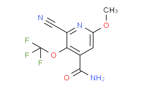 2-Cyano-6-methoxy-3-(trifluoromethoxy)pyridine-4-carboxamide