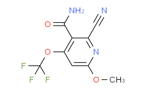 2-Cyano-6-methoxy-4-(trifluoromethoxy)pyridine-3-carboxamide