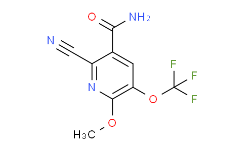 2-Cyano-6-methoxy-5-(trifluoromethoxy)pyridine-3-carboxamide