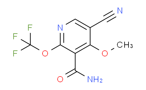 5-Cyano-4-methoxy-2-(trifluoromethoxy)pyridine-3-carboxamide