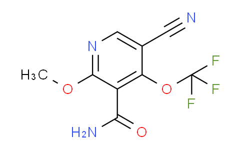 5-Cyano-2-methoxy-4-(trifluoromethoxy)pyridine-3-carboxamide