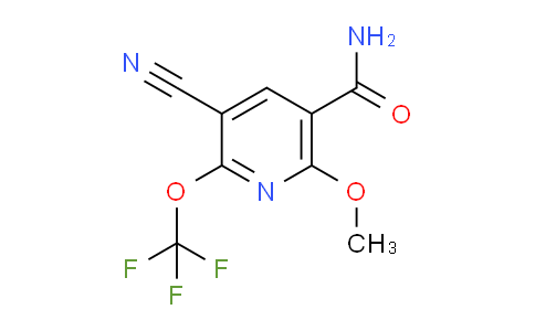3-Cyano-6-methoxy-2-(trifluoromethoxy)pyridine-5-carboxamide