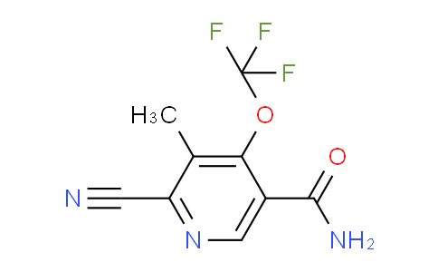 2-Cyano-3-methyl-4-(trifluoromethoxy)pyridine-5-carboxamide