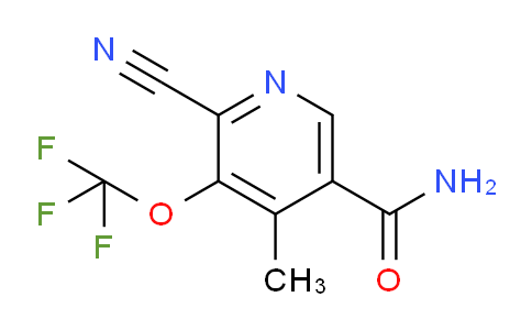 2-Cyano-4-methyl-3-(trifluoromethoxy)pyridine-5-carboxamide
