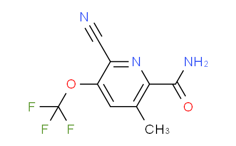 2-Cyano-5-methyl-3-(trifluoromethoxy)pyridine-6-carboxamide
