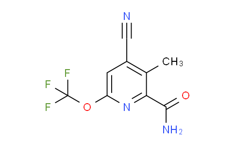 4-Cyano-3-methyl-6-(trifluoromethoxy)pyridine-2-carboxamide