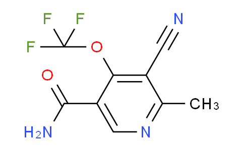 3-Cyano-2-methyl-4-(trifluoromethoxy)pyridine-5-carboxamide