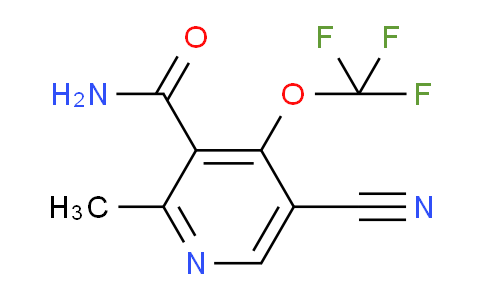 5-Cyano-2-methyl-4-(trifluoromethoxy)pyridine-3-carboxamide