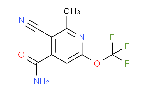 3-Cyano-2-methyl-6-(trifluoromethoxy)pyridine-4-carboxamide