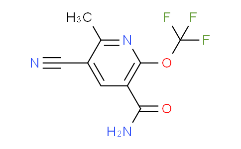 3-Cyano-2-methyl-6-(trifluoromethoxy)pyridine-5-carboxamide