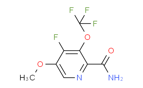 4-Fluoro-5-methoxy-3-(trifluoromethoxy)pyridine-2-carboxamide