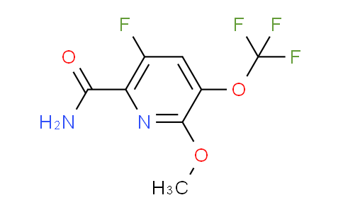 5-Fluoro-2-methoxy-3-(trifluoromethoxy)pyridine-6-carboxamide