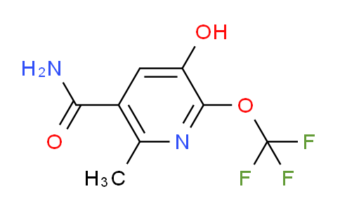 3-Hydroxy-6-methyl-2-(trifluoromethoxy)pyridine-5-carboxamide