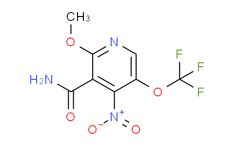 2-Methoxy-4-nitro-5-(trifluoromethoxy)pyridine-3-carboxamide