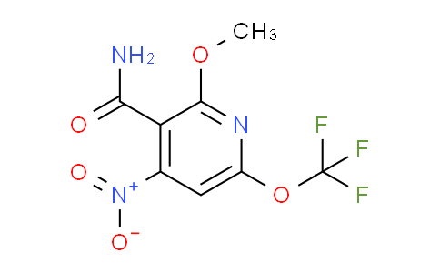 2-Methoxy-4-nitro-6-(trifluoromethoxy)pyridine-3-carboxamide