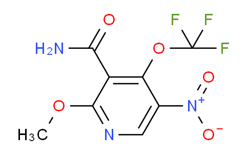 2-Methoxy-5-nitro-4-(trifluoromethoxy)pyridine-3-carboxamide