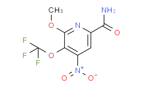 2-Methoxy-4-nitro-3-(trifluoromethoxy)pyridine-6-carboxamide