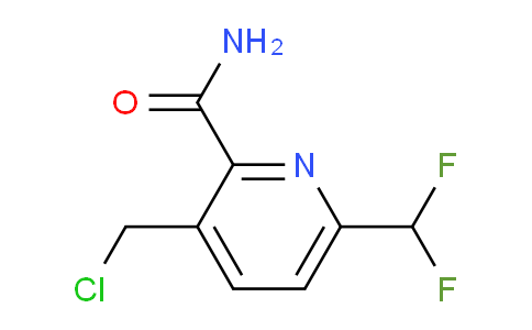 3-(Chloromethyl)-6-(difluoromethyl)pyridine-2-carboxamide