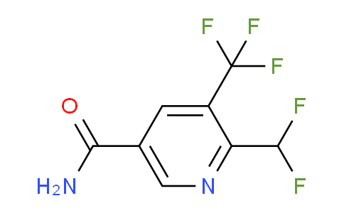2-(Difluoromethyl)-3-(trifluoromethyl)pyridine-5-carboxamide