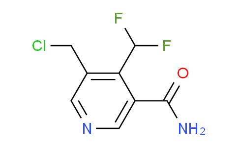 3-(Chloromethyl)-4-(difluoromethyl)pyridine-5-carboxamide