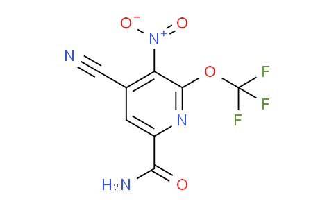 4-Cyano-3-nitro-2-(trifluoromethoxy)pyridine-6-carboxamide