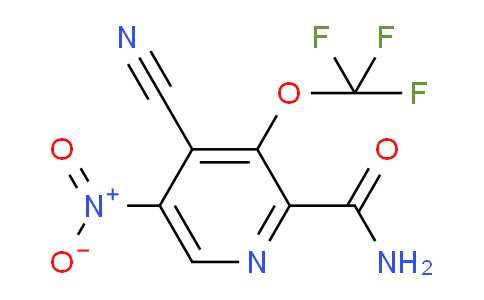 4-Cyano-5-nitro-3-(trifluoromethoxy)pyridine-2-carboxamide
