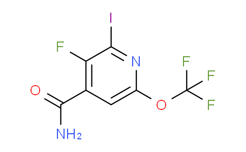 3-Fluoro-2-iodo-6-(trifluoromethoxy)pyridine-4-carboxamide