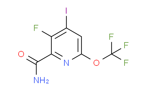3-Fluoro-4-iodo-6-(trifluoromethoxy)pyridine-2-carboxamide