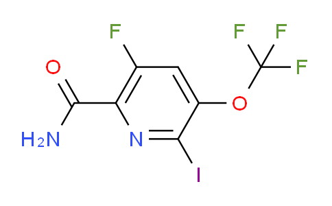 5-Fluoro-2-iodo-3-(trifluoromethoxy)pyridine-6-carboxamide
