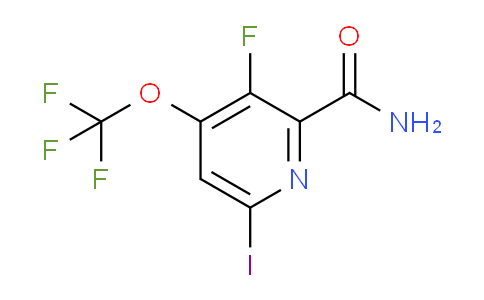 3-Fluoro-6-iodo-4-(trifluoromethoxy)pyridine-2-carboxamide