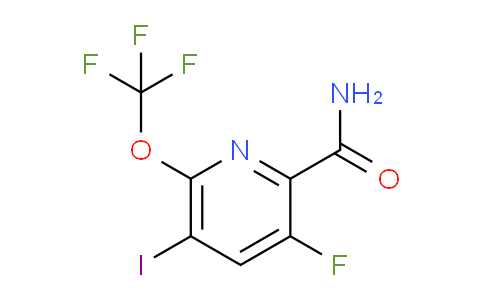 3-Fluoro-5-iodo-6-(trifluoromethoxy)pyridine-2-carboxamide