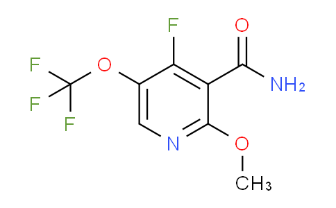 4-Fluoro-2-methoxy-5-(trifluoromethoxy)pyridine-3-carboxamide