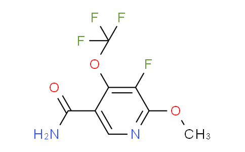 3-Fluoro-2-methoxy-4-(trifluoromethoxy)pyridine-5-carboxamide