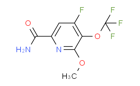 4-Fluoro-2-methoxy-3-(trifluoromethoxy)pyridine-6-carboxamide