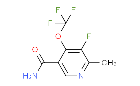 3-Fluoro-2-methyl-4-(trifluoromethoxy)pyridine-5-carboxamide