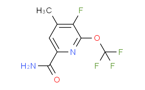 3-Fluoro-4-methyl-2-(trifluoromethoxy)pyridine-6-carboxamide