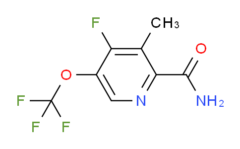 AM88453 | 1806726-61-3 | 4-Fluoro-3-methyl-5-(trifluoromethoxy)pyridine-2-carboxamide