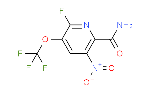 2-Fluoro-5-nitro-3-(trifluoromethoxy)pyridine-6-carboxamide