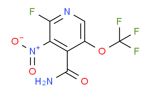 2-Fluoro-3-nitro-5-(trifluoromethoxy)pyridine-4-carboxamide