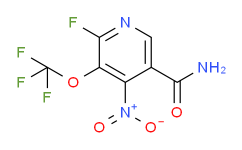 2-Fluoro-4-nitro-3-(trifluoromethoxy)pyridine-5-carboxamide