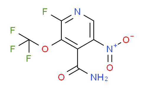 2-Fluoro-5-nitro-3-(trifluoromethoxy)pyridine-4-carboxamide