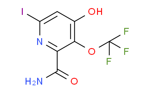4-Hydroxy-6-iodo-3-(trifluoromethoxy)pyridine-2-carboxamide
