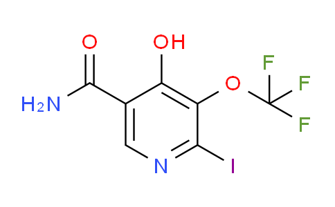 4-Hydroxy-2-iodo-3-(trifluoromethoxy)pyridine-5-carboxamide