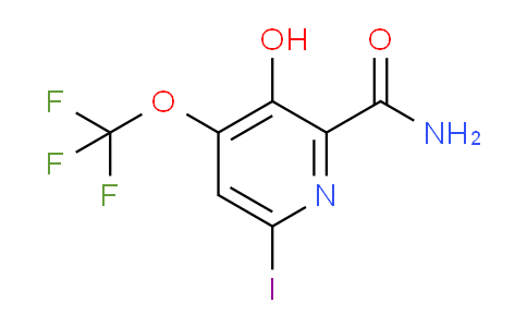 3-Hydroxy-6-iodo-4-(trifluoromethoxy)pyridine-2-carboxamide